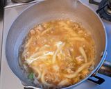 かきたまチキンうどん作り方7写真