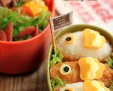 お稲荷さんで鯉のぼり♪簡単キャラ弁作り方5写真