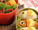 お稲荷さんで鯉のぼり♪簡単キャラ弁作り方5写真