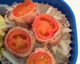 ぷち♥とまとの豚肉まき揚げ揚げ。作り方7写真