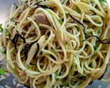 簡単★ツナと塩昆布の和風パスタ作り方8写真