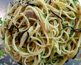 簡単★ツナと塩昆布の和風パスタ作り方8写真
