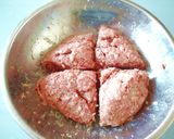 ジューシーあらびきハンバーグ＆付け合わせ作り方6写真