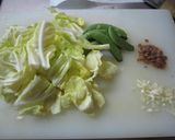 春キャベツと海老のパスタ作り方1写真