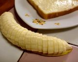 とろとろバナナトースト○*。作り方1写真