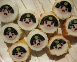 金太郎アメ海苔巻 / チクワ（キャラ弁）作り方5写真
