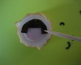 金太郎アメ海苔巻 / チクワ（キャラ弁）作り方7写真