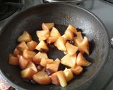 フライパンで簡単★ホットりんごちゃん作り方1写真