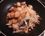 帆立と舞茸とモヤシのバター醤油炒め作り方5写真