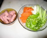 スパム最高！！ソーメンチャンプルー作り方1写真