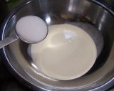 チョコいらず！ココアdeチョコ生クリーム作り方1写真