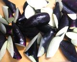 とろ～り味がしみます♪なすとサバ缶の煮物作り方1写真