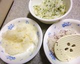 欲張りさんの　＊ハーフ＆ハーフ＊おにぎり作り方1写真
