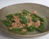 こごみとツナのマヨ醤油サラダ作り方2写真