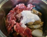 牛肉と大根の甘辛煮♡（牛蒡入り）作り方2写真