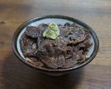 焼き肉丼わさび添え作り方6写真