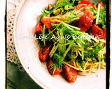 鰤とフレッシュトマトのスパゲティ作り方7写真
