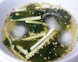 韓国　胡瓜と若布冷製　オイミヨクネングク作り方4写真
