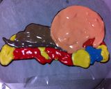 ケーキを華やかに★キャラチョコ♪作り方18写真