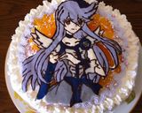 ケーキを華やかに★キャラチョコ♪作り方22写真
