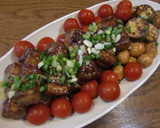 【豚バラ肉の厚揚げ巻き　照り焼き風味】♪作り方6写真