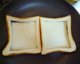 とろ～りチーズのホットサンド風♬作り方4写真