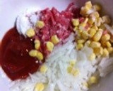 超簡単...15分..丼で ミートソース作り方2写真