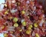 超簡単...15分..丼で ミートソース作り方3写真