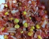 超簡単...15分..丼で ミートソース作り方3写真