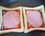 とろ～りチーズのホットサンド風♬作り方6写真