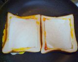 とろ～りチーズのホットサンド風♬作り方10写真