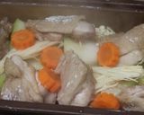 シリコンスチーマー　de　鶏の冶部煮作り方3写真