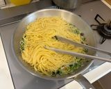 シラスと小松菜のペペロンチーノ作り方5写真