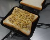 鯖缶のホットサンド　カレー風味作り方4写真