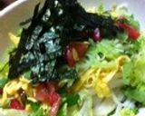 うどんdeサラダ作り方5写真