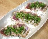 かつおを美味しく♪フライパンｄｅ塩たたき作り方4写真