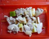 レンジで簡単！ぷりっぷり焼き鳥（ルクエ）作り方5写真