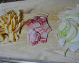 ✿筍のカレー粉炒めのチーズ焼き♪✿作り方1写真