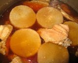 ＊鶏肉と大根の煮物＊作り方3写真