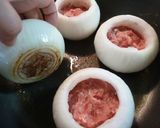 まるごと新玉ねぎの肉詰め★トマトソース煮作り方7写真