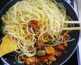 * 漁師風・魚介の風味 ❤ペスカト—レ♪作り方8写真