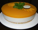 マンゴーのレアチーズケーキ作り方27写真