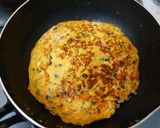 朝食迷ったら☆オープンオムレツ作り方5写真