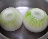 新玉ねぎのまるごと煮作り方1写真