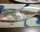 鯵を、ハーブミックスだけで焼いてみました作り方2写真