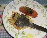 レンジで時短、こどもの日はもんじゃ。作り方5写真