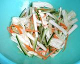 余り野菜で、さっぱり♪ 和風コールスロー作り方1写真