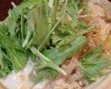 ごぼうで柳川風の「しらたきと豚肉の卵とじ」作り方4写真