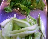 つぶ貝の辛味沙茶醤炒め（家常香辡海螺炒）作り方2写真