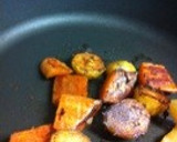 和風の残りものカレーうどん作り方4写真